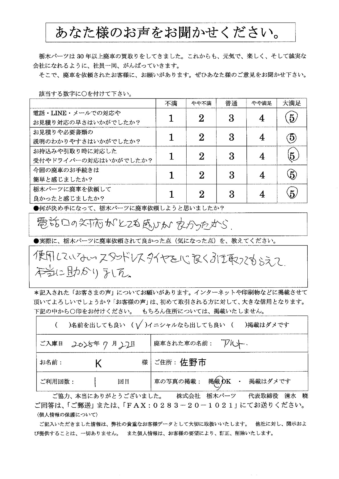 車イメージ