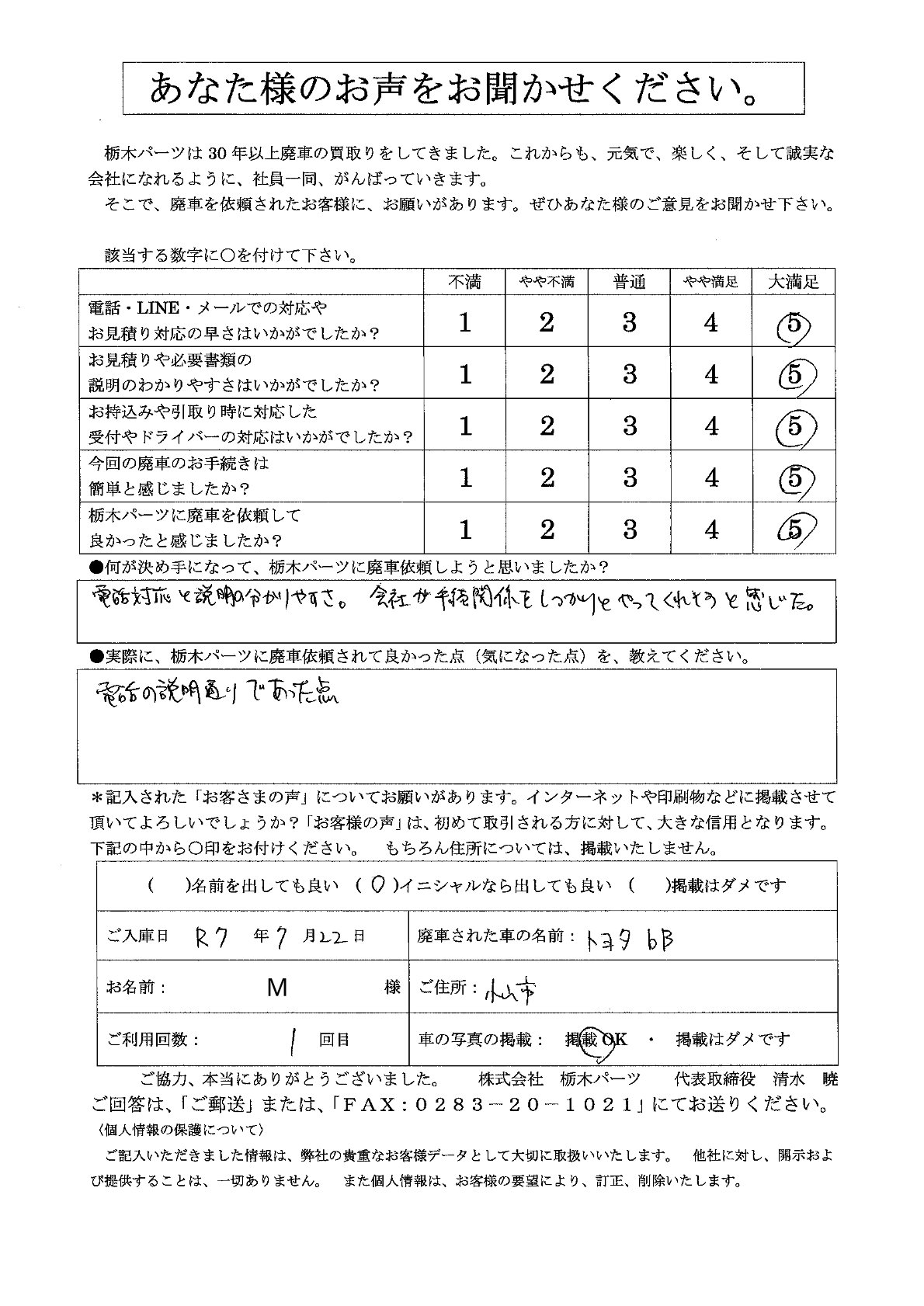 車イメージ
